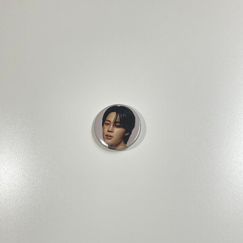 BTS Jimin Face Concept Photos 1.25" Plastic/Metal Pinback Buttons