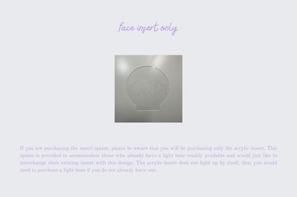 BTS Jimin FACE Album Logo LED Night Light