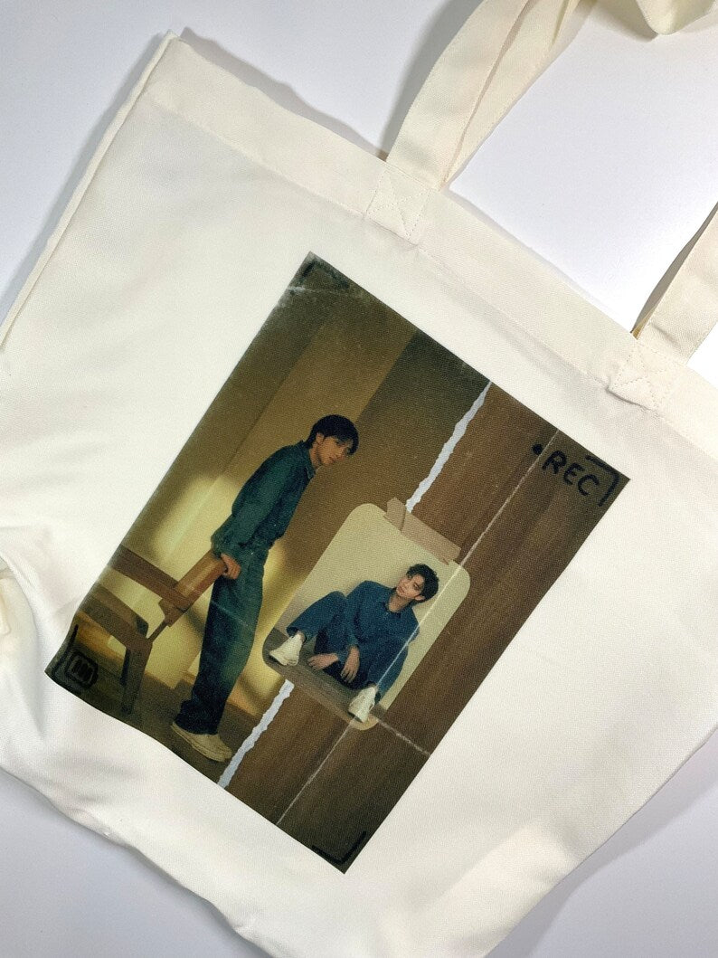 BTS RM Indigo Tote Bag