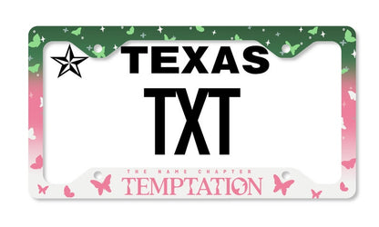 Tomorrow x Together The Name Chapter: Temptation Inspired License Plate Frame & Car Coaster Bundle