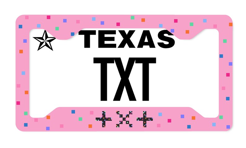 Tomorrow x Together minisode: Blue Hour Inspired License Plate Frame