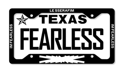 LE SSERAFIM Themed License Plate Frame