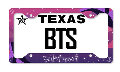 BTS We are Bulletproof: The Eternal Inspired License Plate Frame