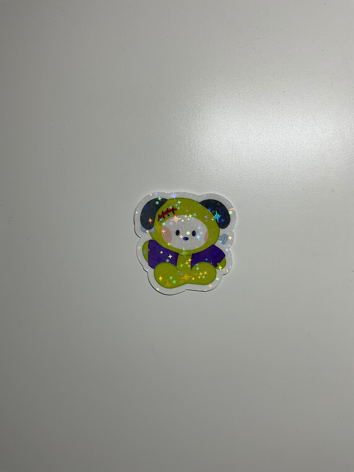 BT21 Halloween Themed Holographic Sticker