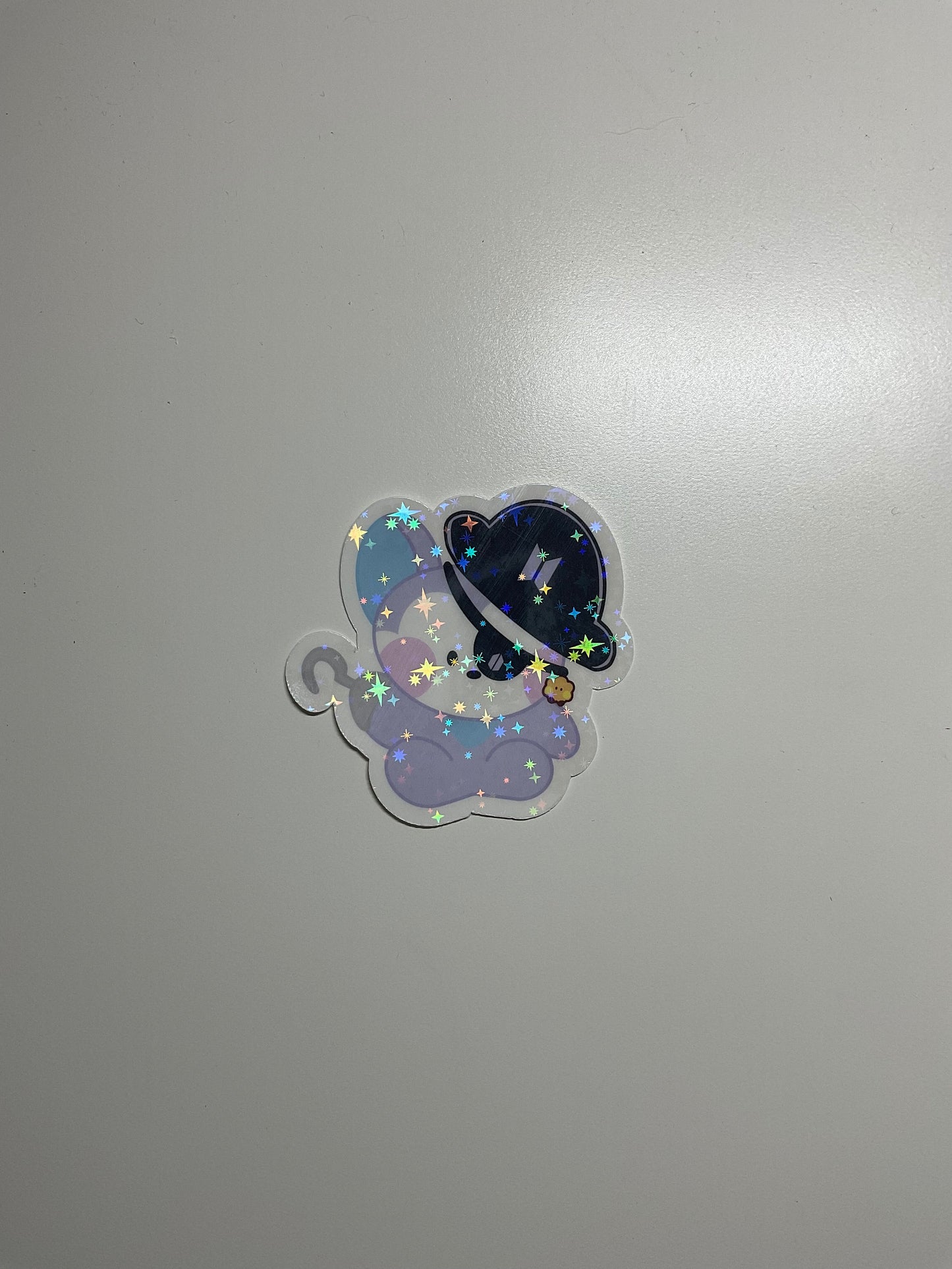 BT21 Halloween Themed Holographic Sticker