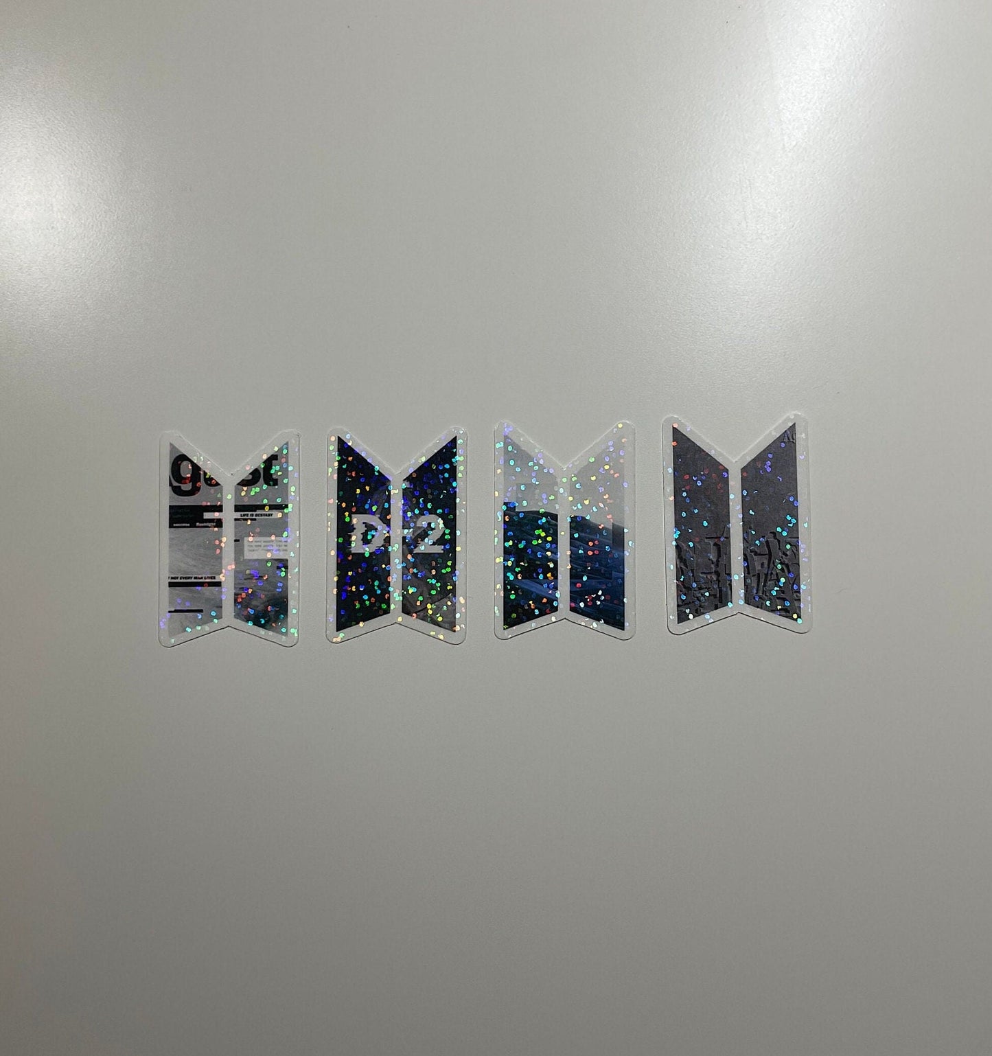 BTS Logo Discography Holographic Sticker Car Magnet
