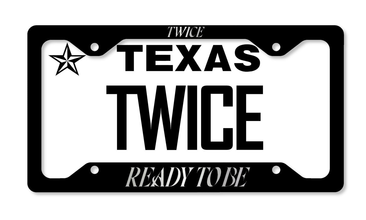 TWICE Ready to Be Inspired License Plate Frame