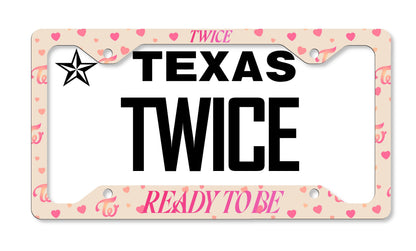 TWICE Ready to Be Inspired License Plate Frame