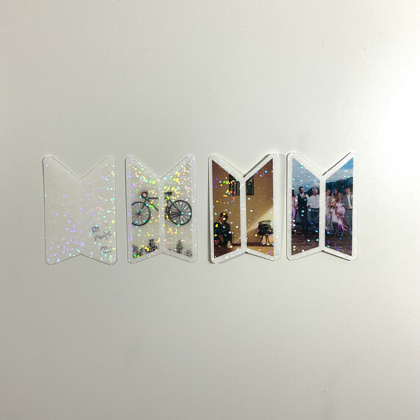 BTS Logo Discography Holographic Sticker Car Magnet