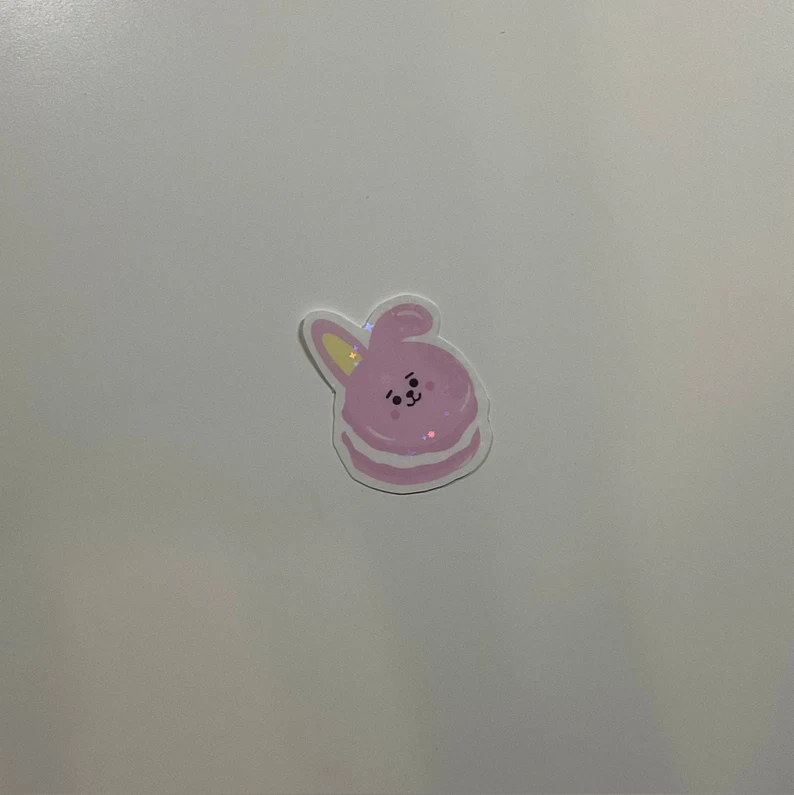Macaron BT21 Holographic Sticker
