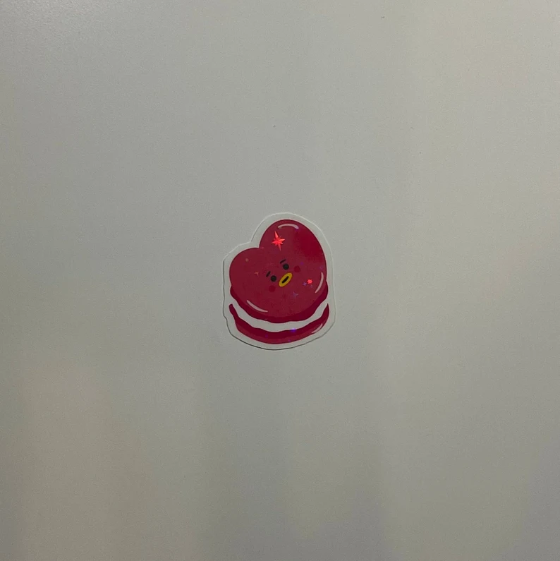 Macaron BT21 Holographic Sticker