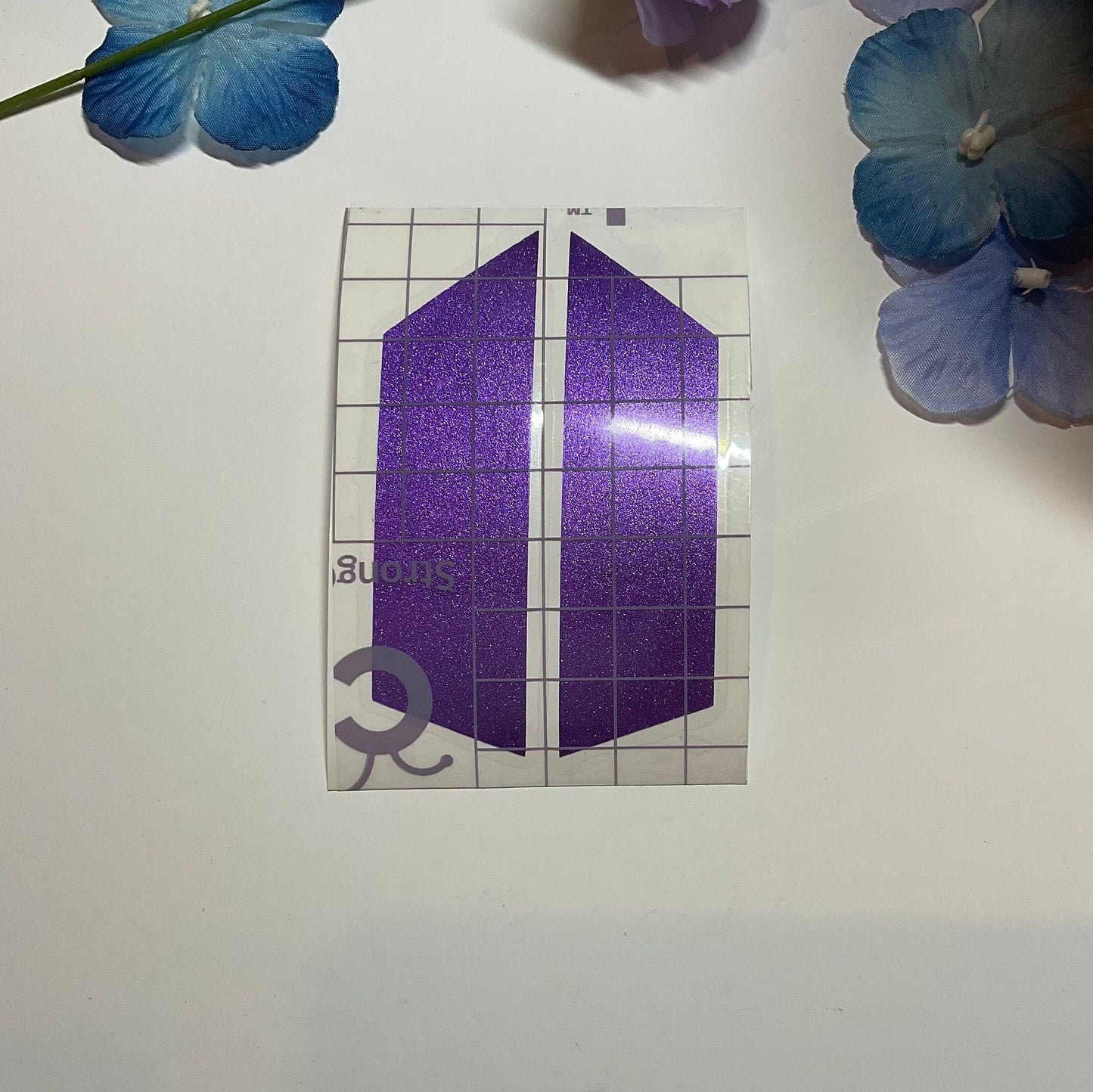 BTS Logo Glitter Decal