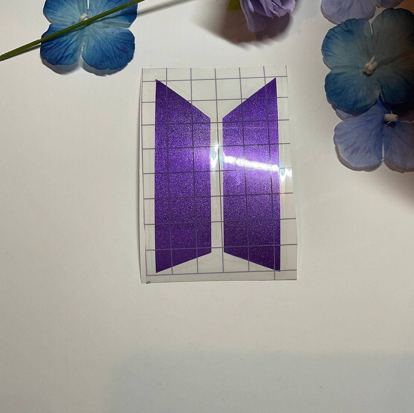 BTS Logo Glitter Decal