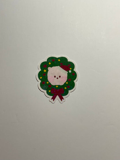 BT21 Minini Christmas Themed Holographic Sticker