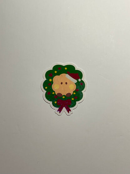 BT21 Minini Christmas Themed Holographic Sticker