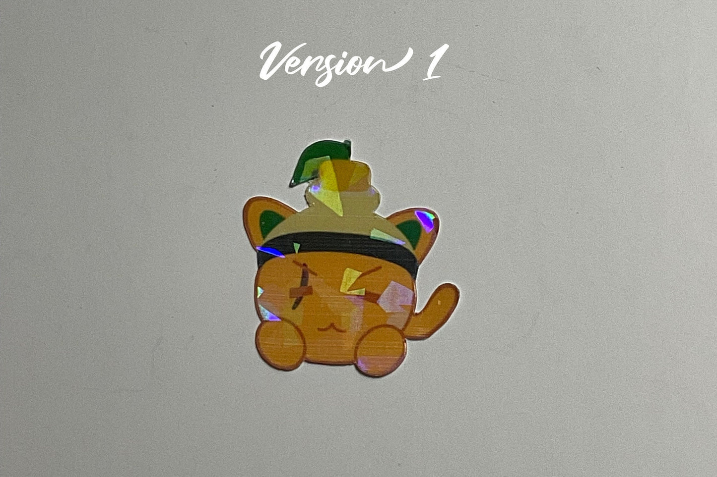 BTS Suga Daechwita Tangerine Cat Holographic Sticker