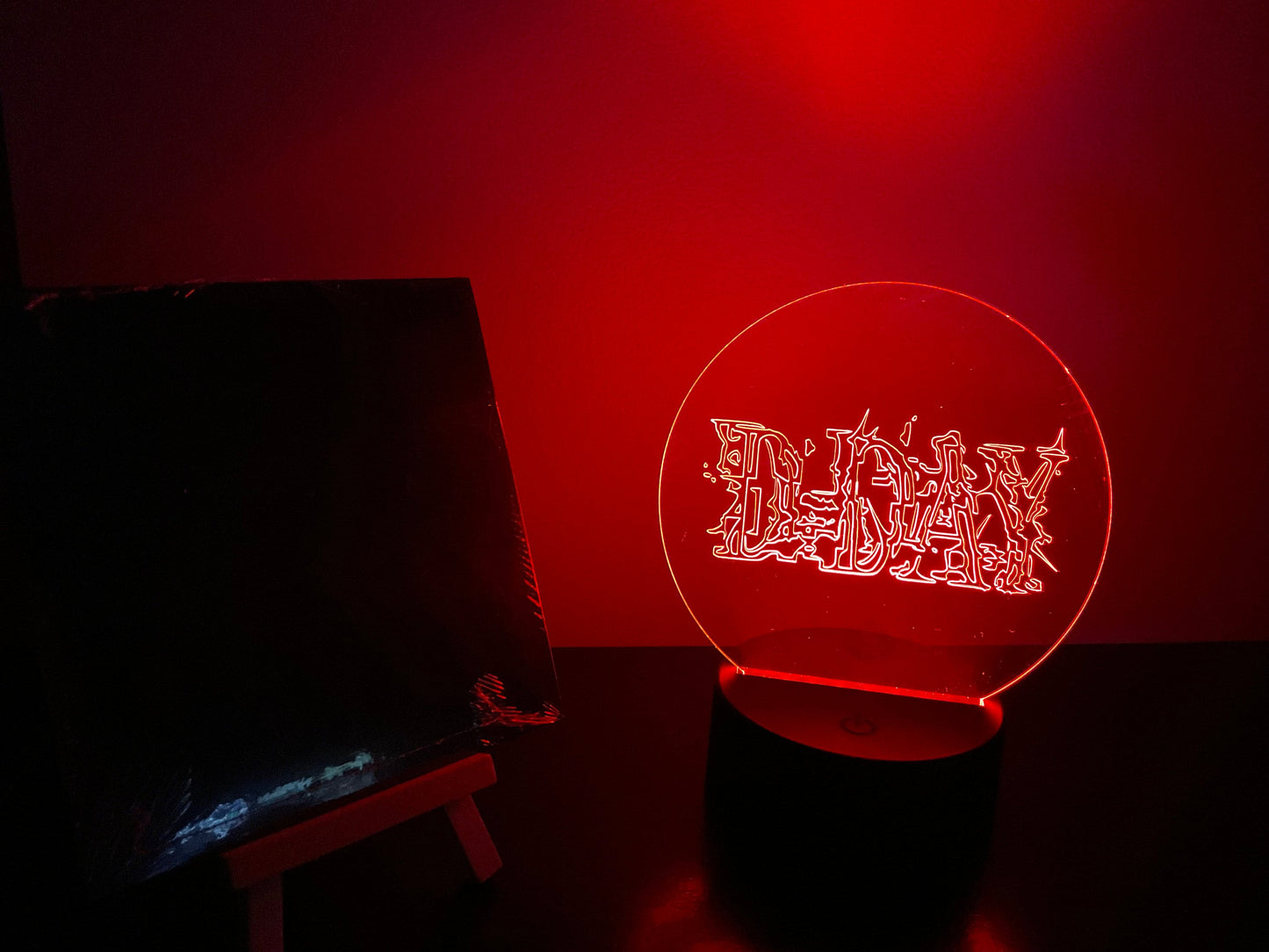 BTS Suga/Agust D D-DAY Logo LED Night Light