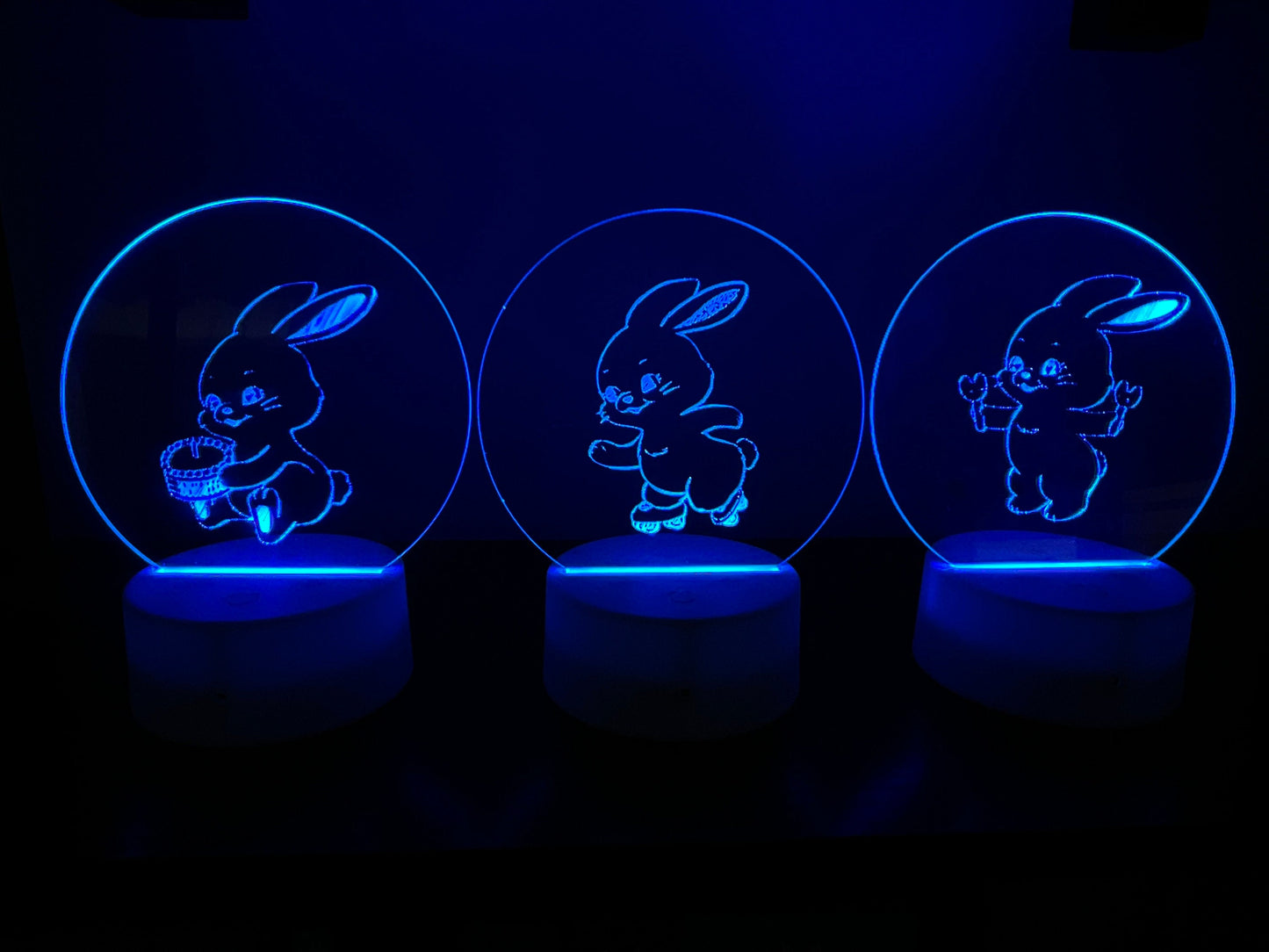 NewJeans Bunny Logo LED Night Light