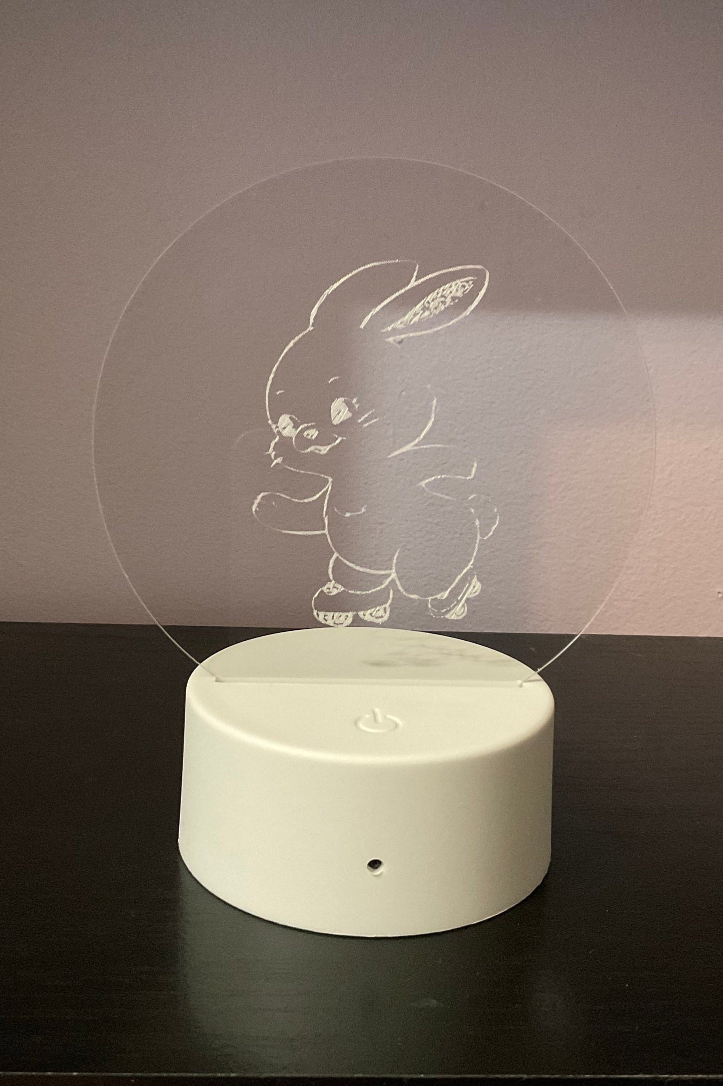 NewJeans Bunny Logo LED Night Light