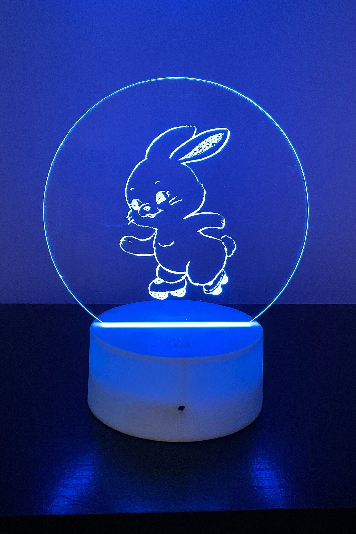 NewJeans Bunny Logo LED Night Light