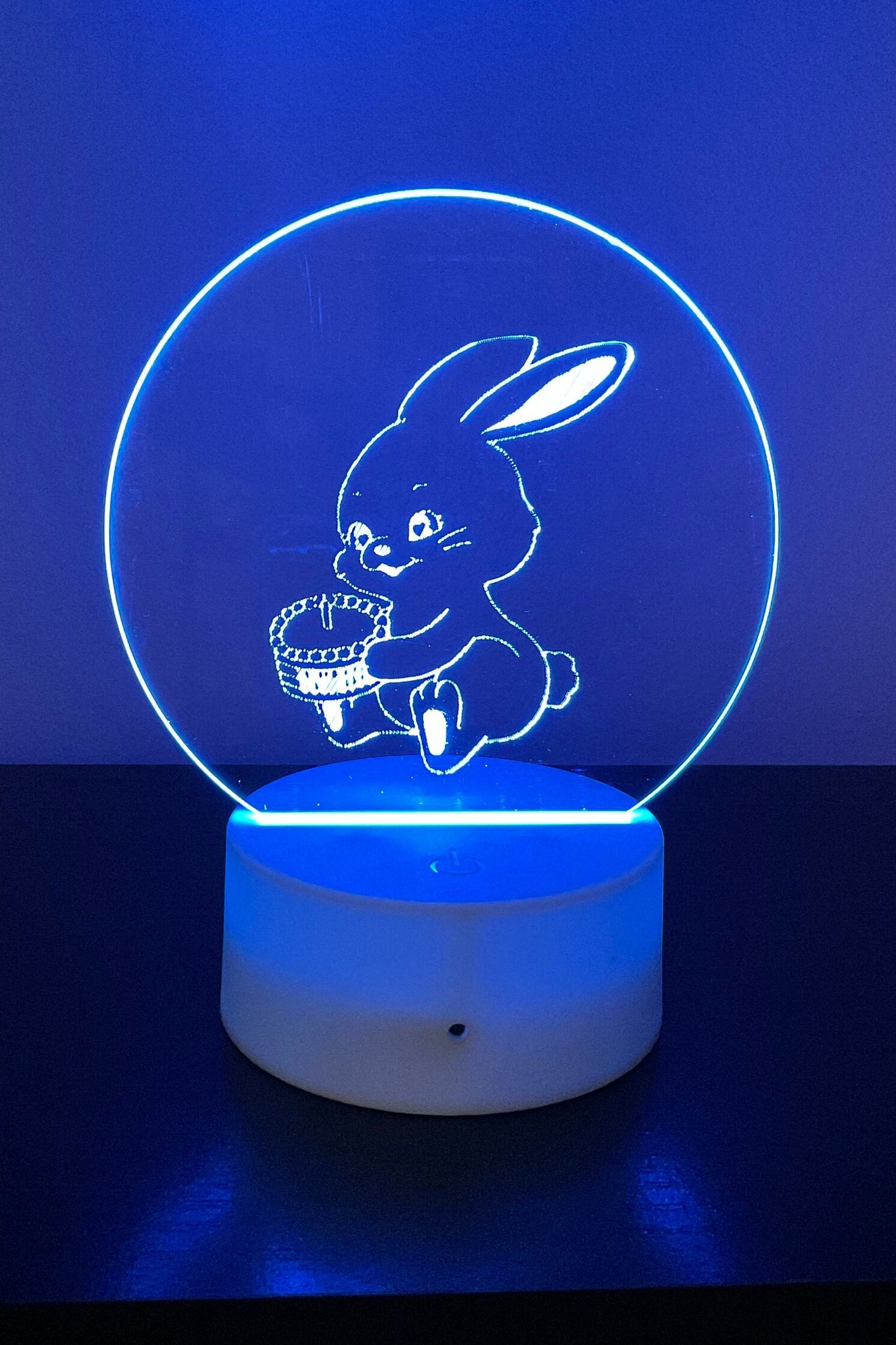 NewJeans Bunny Logo LED Night Light