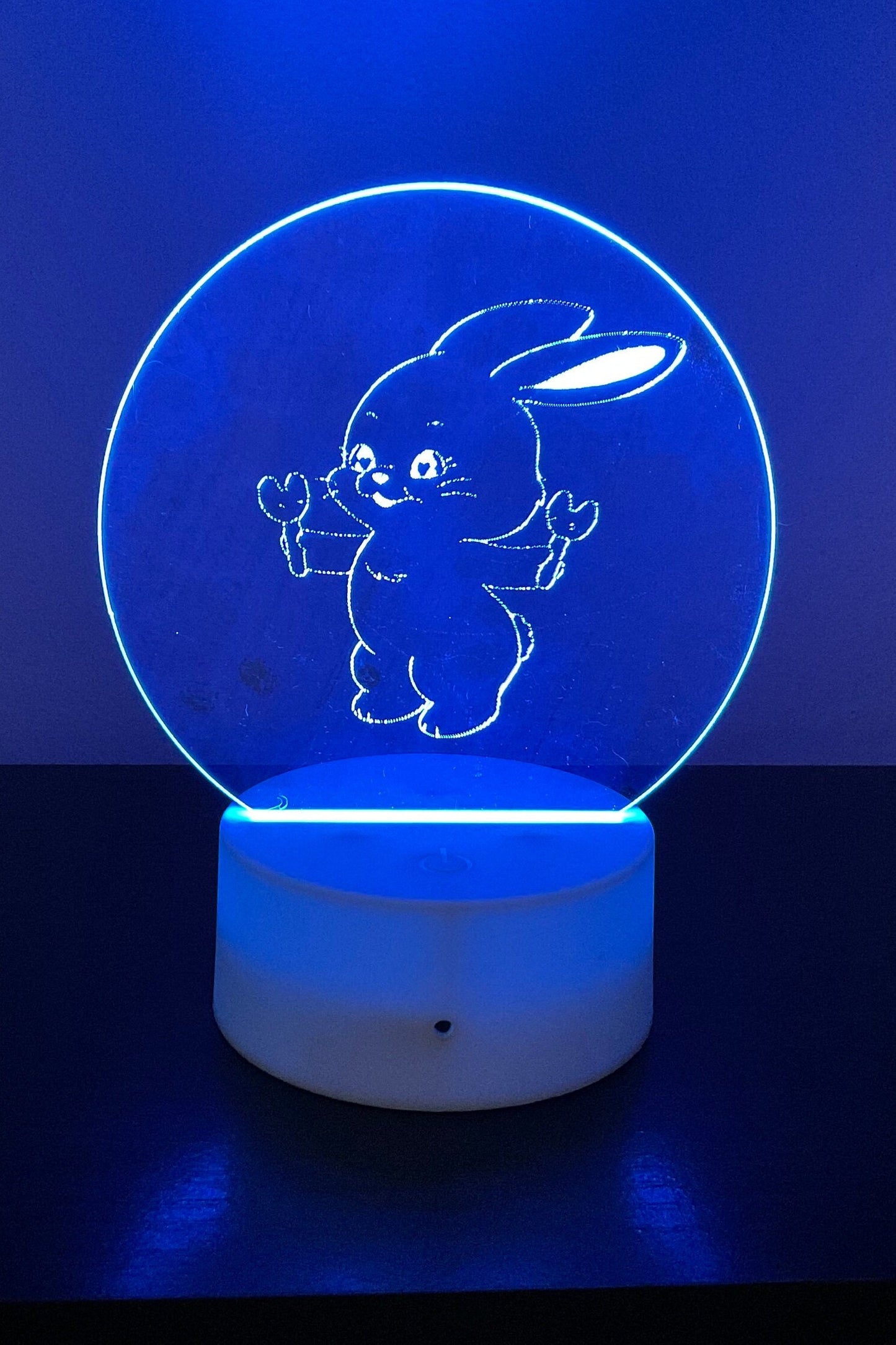 NewJeans Bunny Logo LED Night Light