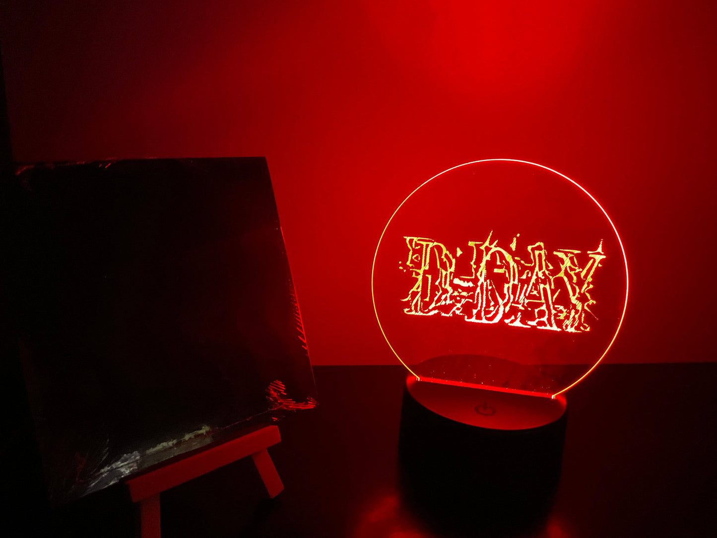 BTS Suga/Agust D D-DAY Logo LED Night Light