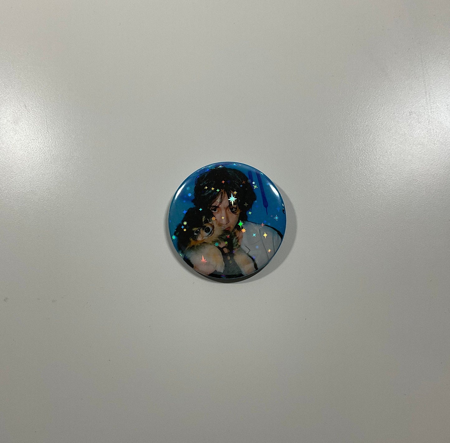 BTS V 'Layover' Concept Photos 2.25" (58 mm) Holographic Pinback Button