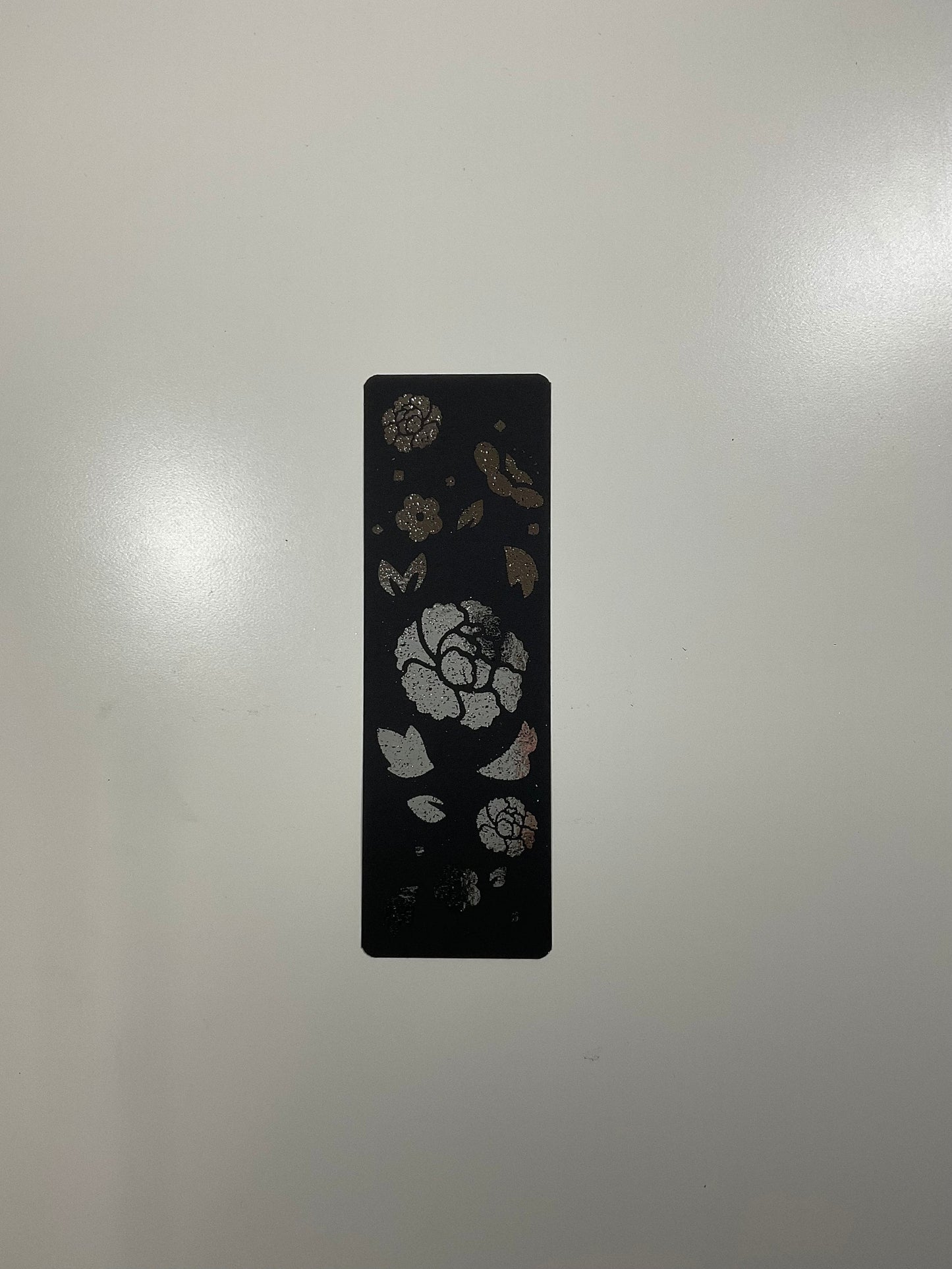 BTS Suga/Agust D Lotus Flower Double Sided Foiled Bookmark