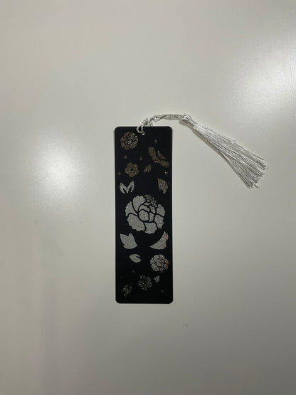 BTS Suga/Agust D Lotus Flower Double Sided Foiled Bookmark