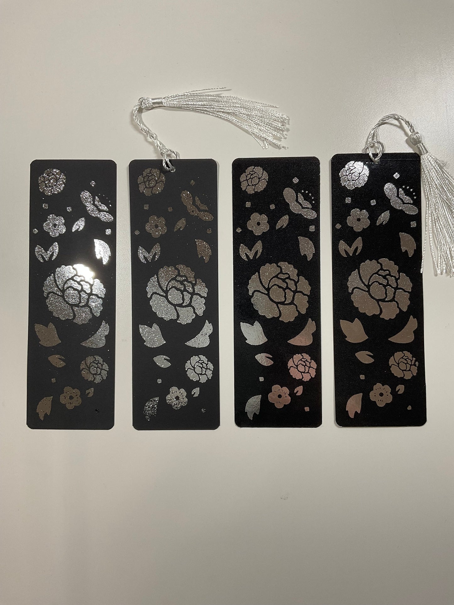 BTS Suga/Agust D Lotus Flower Double Sided Foiled Bookmark