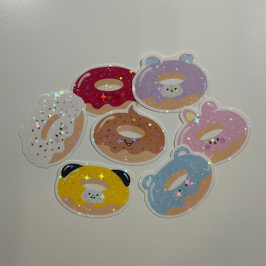 Donut BT21 Holographic Sticker