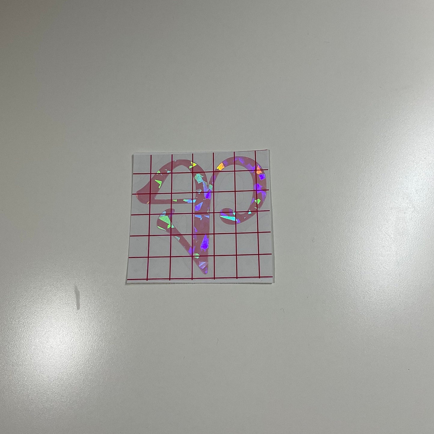 BLACKPINK Heart Symbol Holographic Decal
