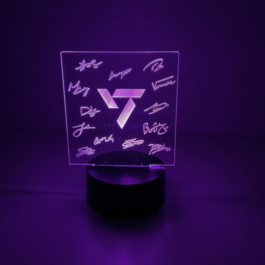 Seventeen Logo LED Night Light