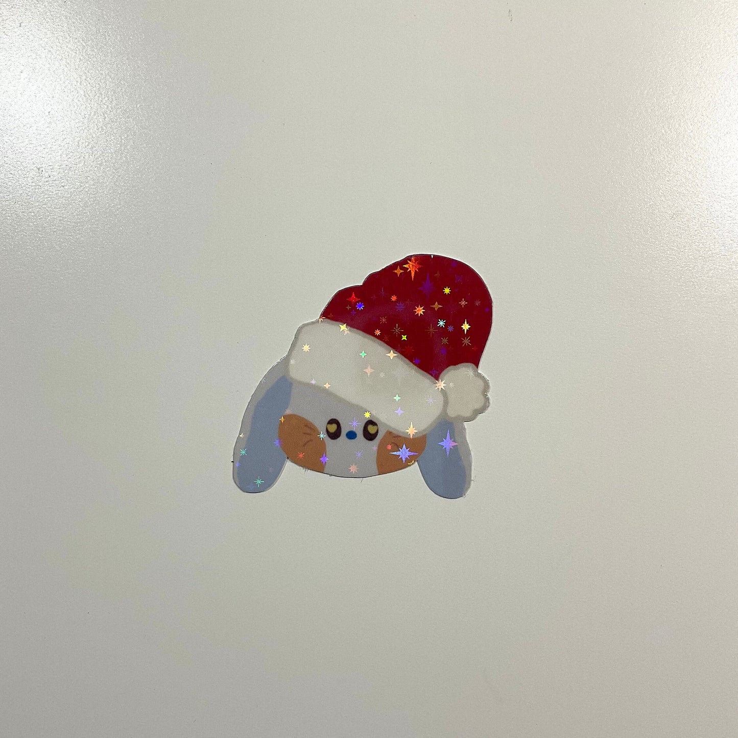 Santa Hat NewJeans Bunini Holographic Sticker