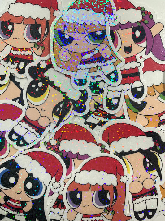 Christmas  NewJeans Holographic Sticker