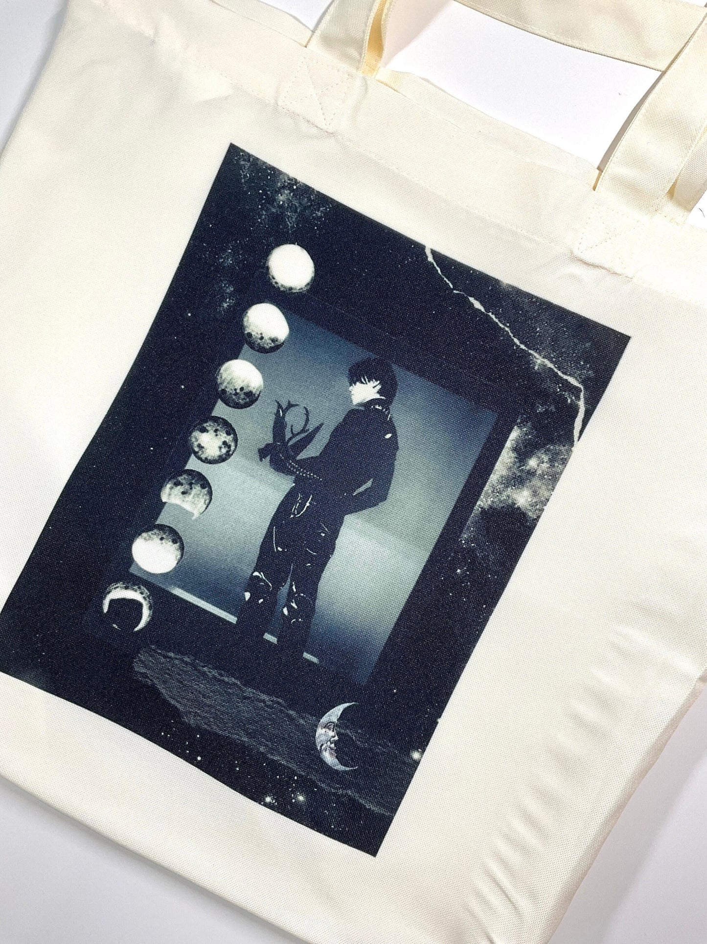 Jimin Moon Phases Tote Bag