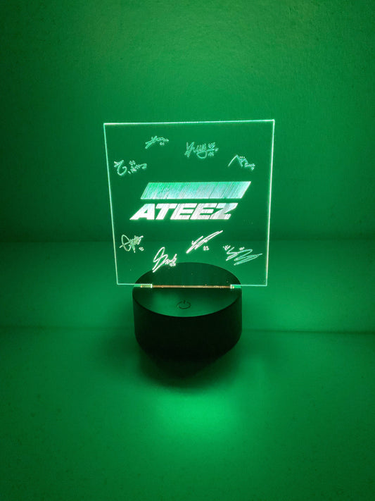 ATEEZ Logo LED Night Light