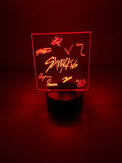 Stray Kids Logo LED Night Light