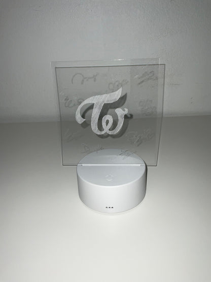 TWICE Logo Led Night Light