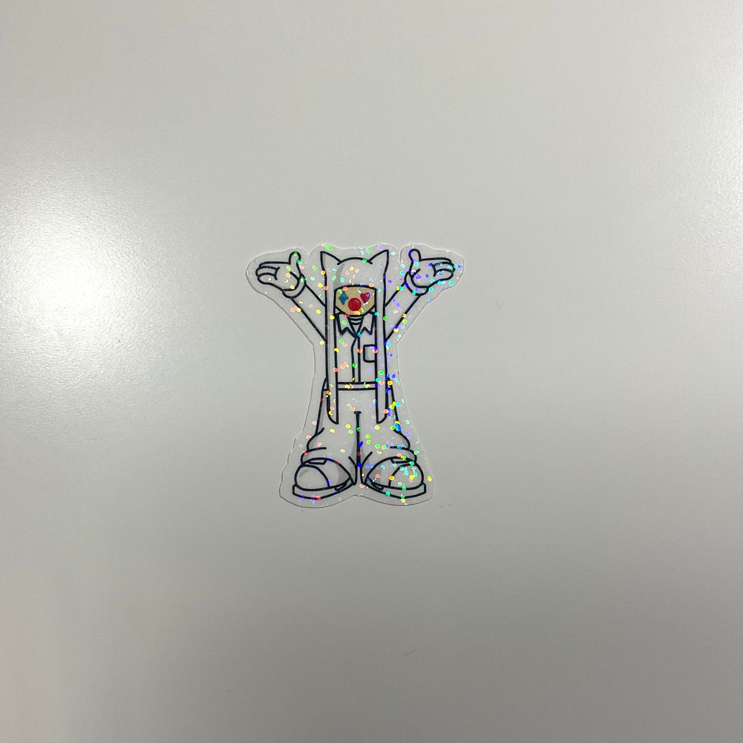 BTS J-Hope Jack in the Box Jester Doll Holographic Sticker